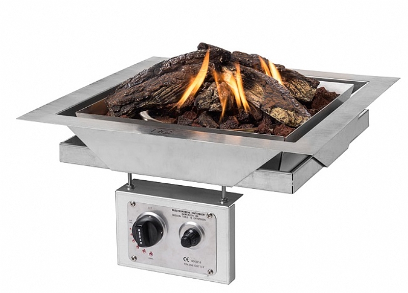 Innsettbar gassbrenner, stor firkant - SR4001BIS Innsettbar gassbrenner, stor firkantSR4001BIS